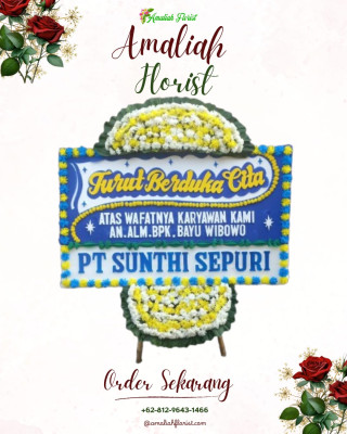 Papan Bunga Duka di Sumowono