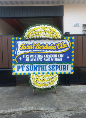 Papan Bunga Duka di Sumowono