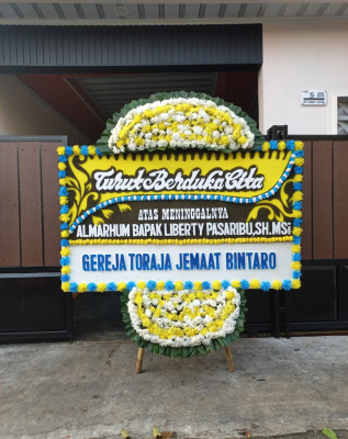 Papan Bunga Duka di Sumowono