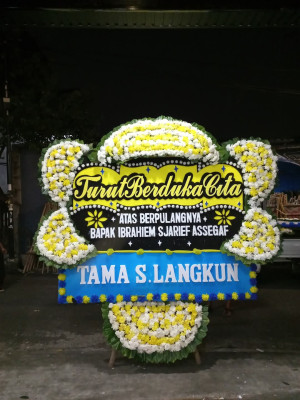 Papan Bunga Duka di Sumowono